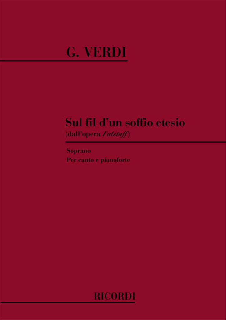 Falstaff: Sul Fil D'Un Soffio Etesio
